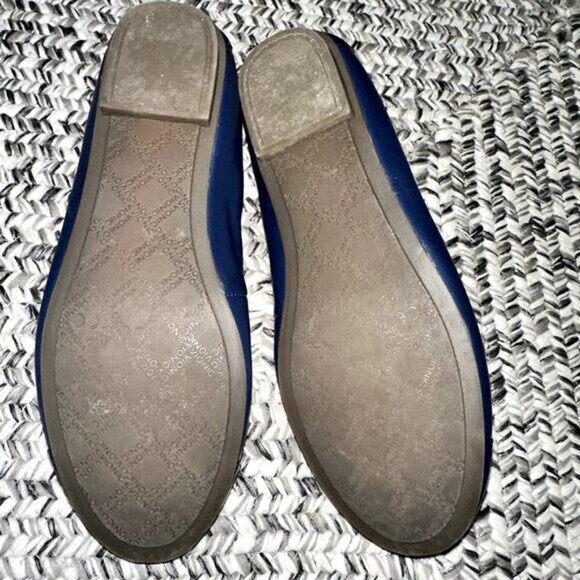 Vionic Spark Minna Leather Flats Navy Blue Women's Size 7 Comfort Shoe - Picture 4 of 7